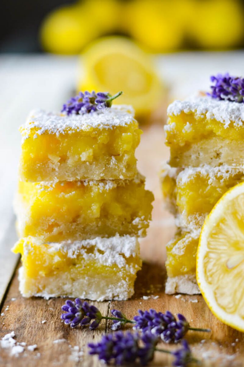 Lavender Lemonade Bars