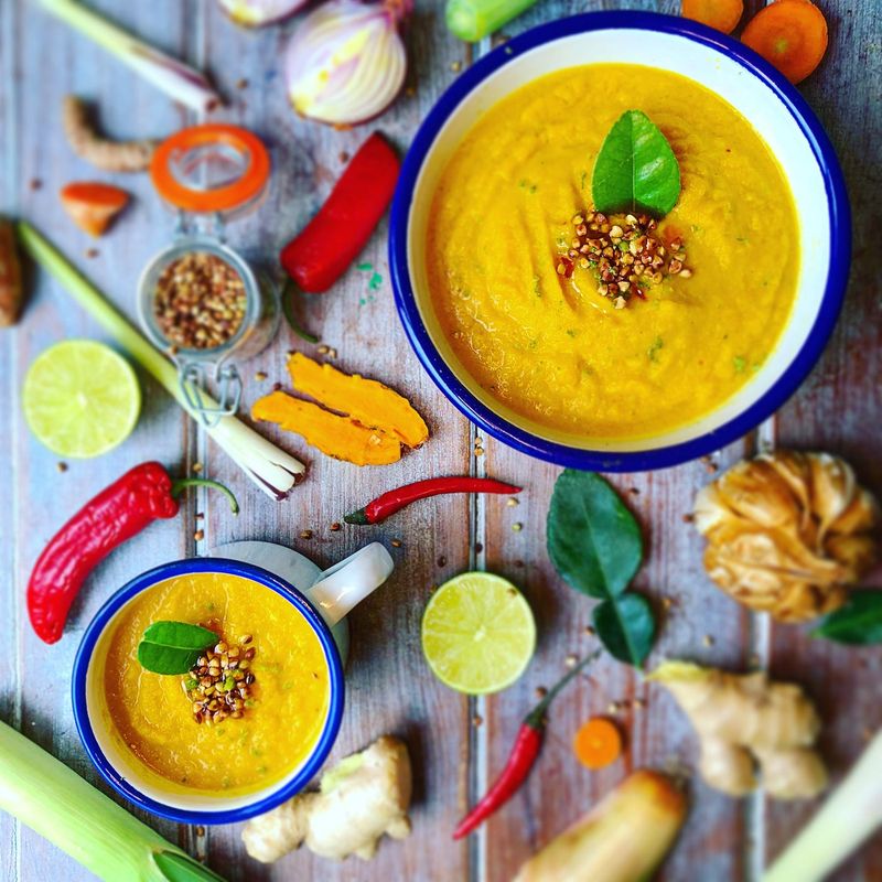 Ginger-Turmeric Tea Soup
