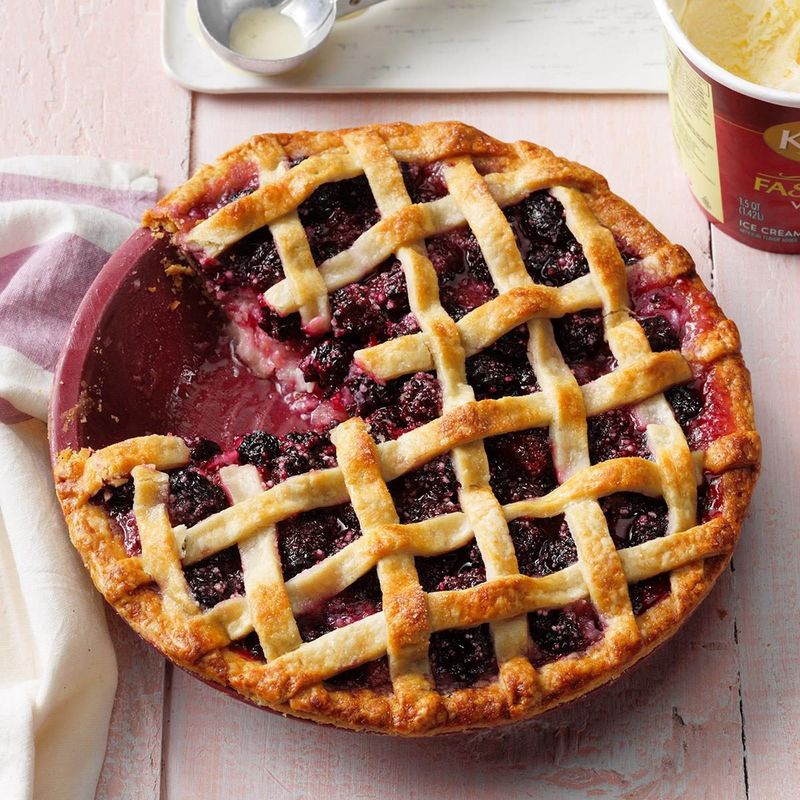 Marionberry Pie With Flaky Crust