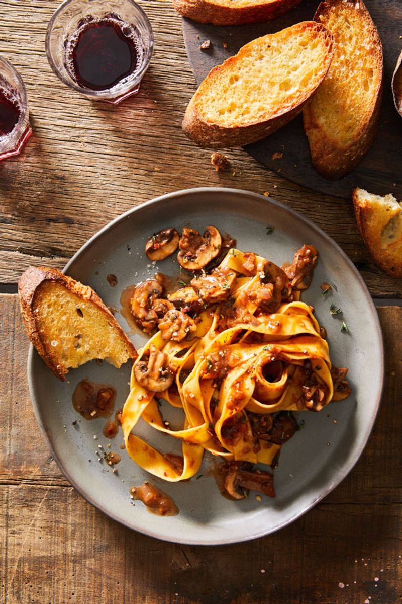 Mushroom Ragu Pappardelle