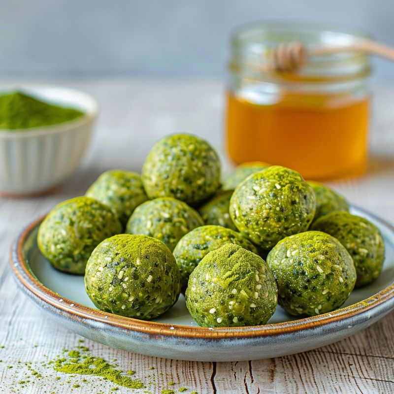 No-Bake Matcha Energy Balls