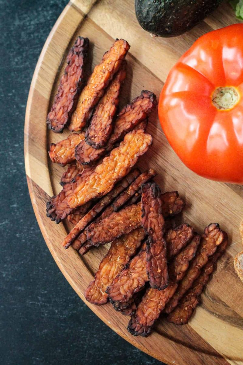 Smoky Maple Tempeh Bacon