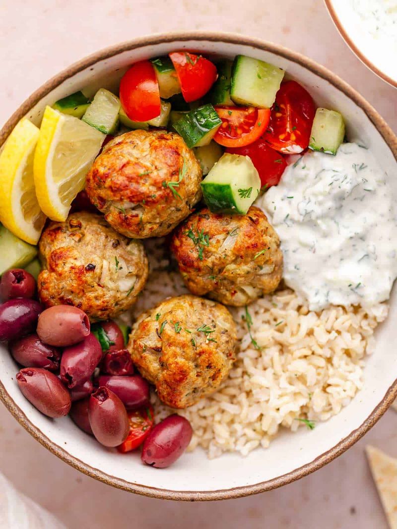 Mediterranean Turkey Meatballs