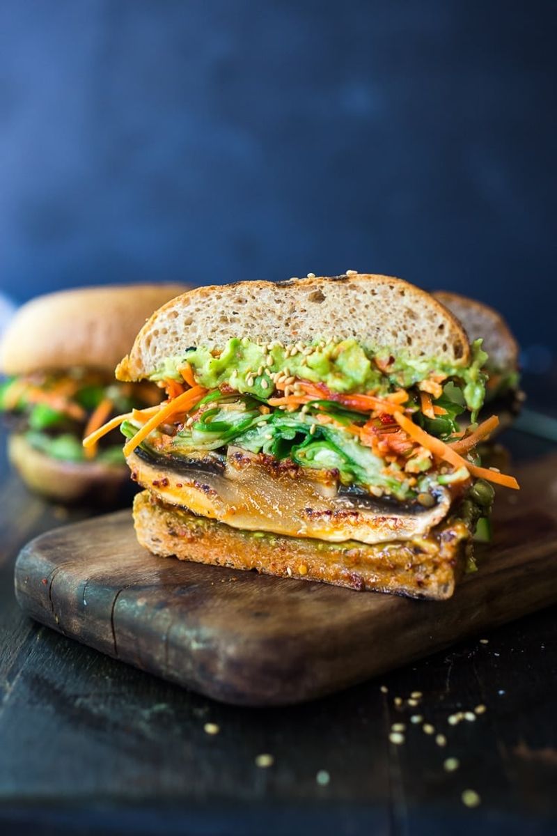 Mushroom Miso Burger