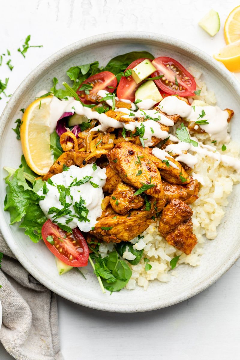 Shawarma Chicken Bowls – Middle East