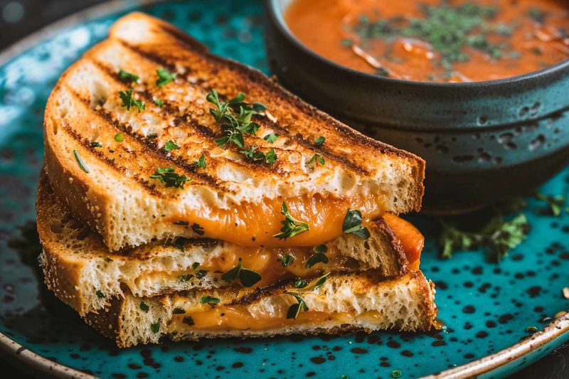 Whole-Wheat Grilled Cheese With Tomato Jam