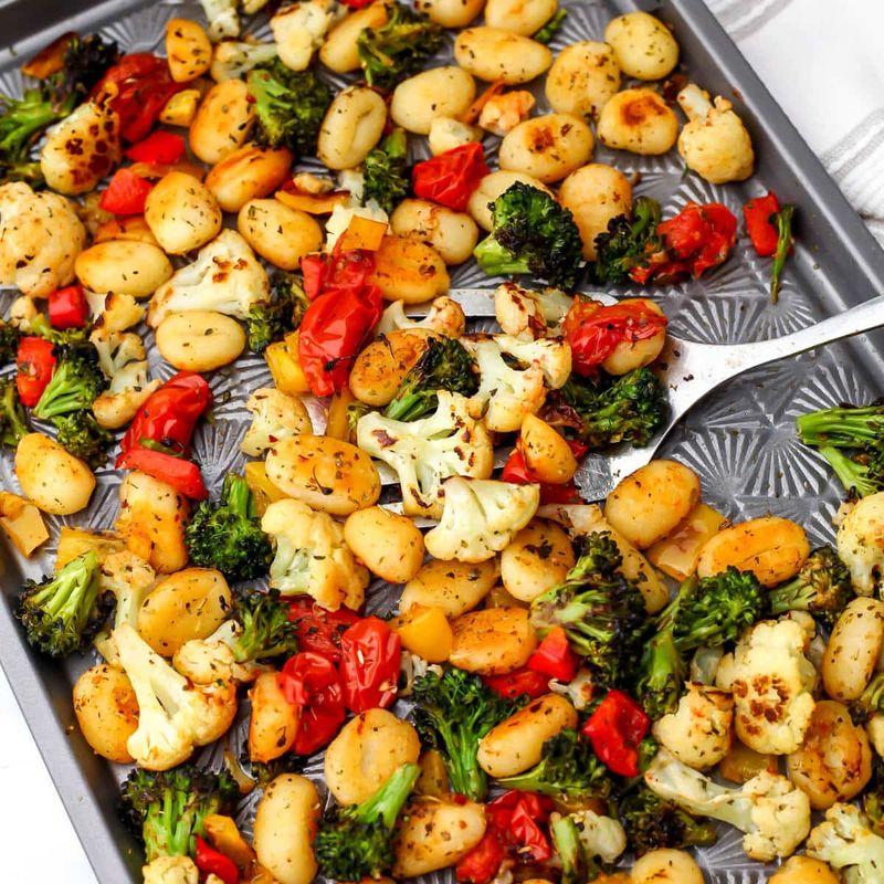 Sheet Pan Gnocchi And Vegetables