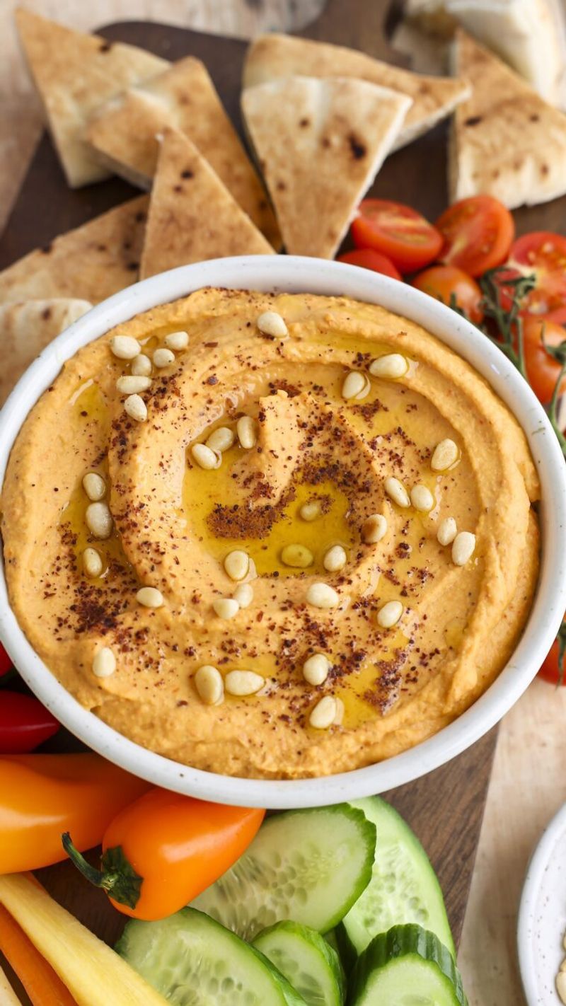 Roasted Red Pepper Hummus