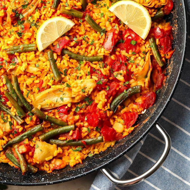Chickpea & Vegetable Paella