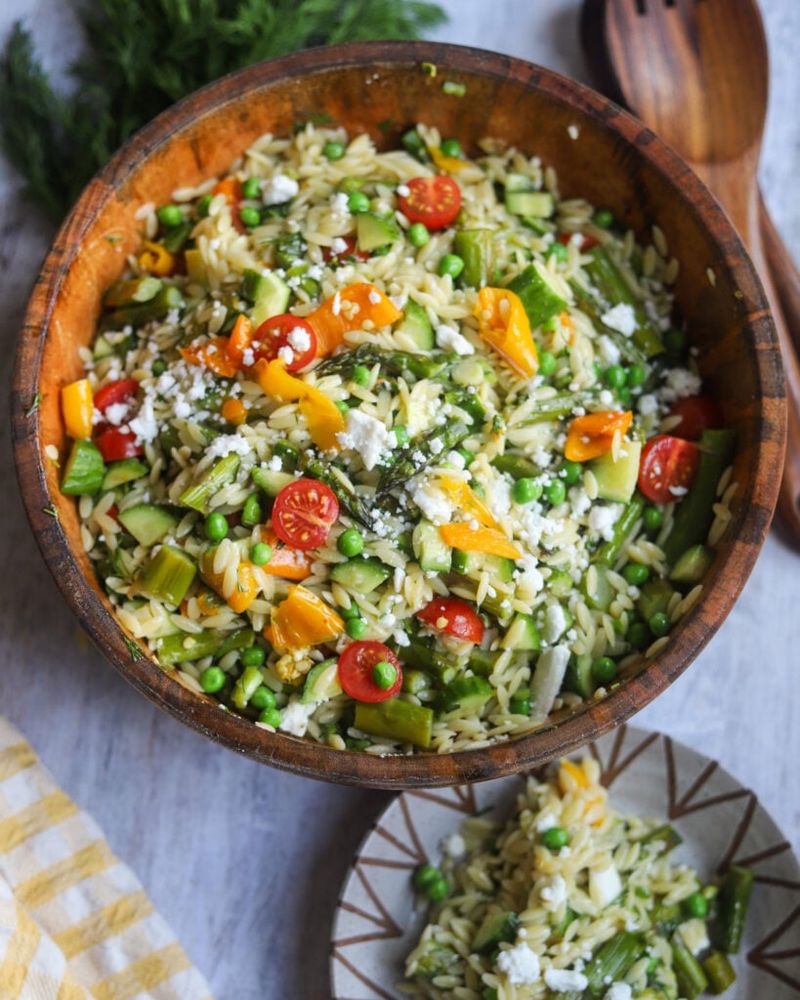 Spring Veggie Orzo