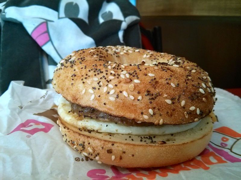Dunkin' Sausage, Egg & Cheese On A Bagel