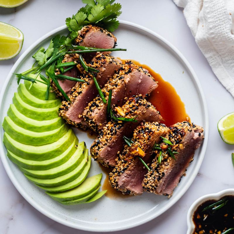 Seared Sesame-Crusted Tuna
