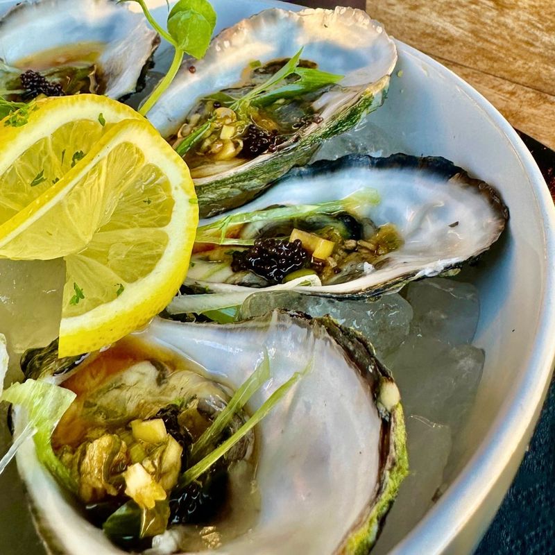 Freshly Shucked Oysters