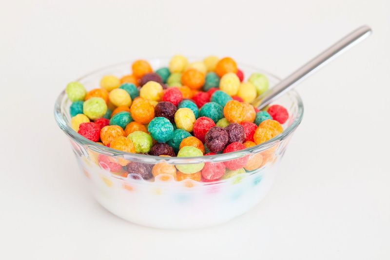 Artificially Colored Cereals