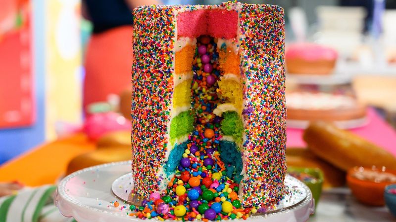 Confetti Explosion Cake