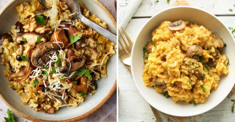 mushroom risotto