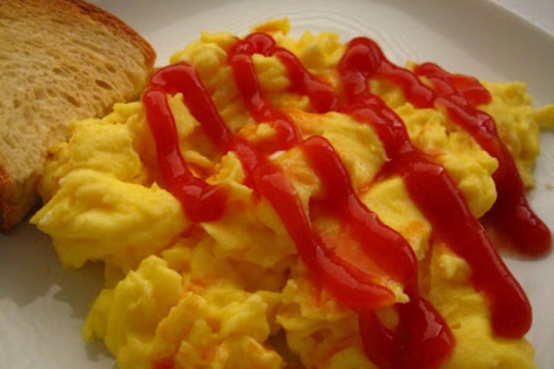 Ketchup On Eggs