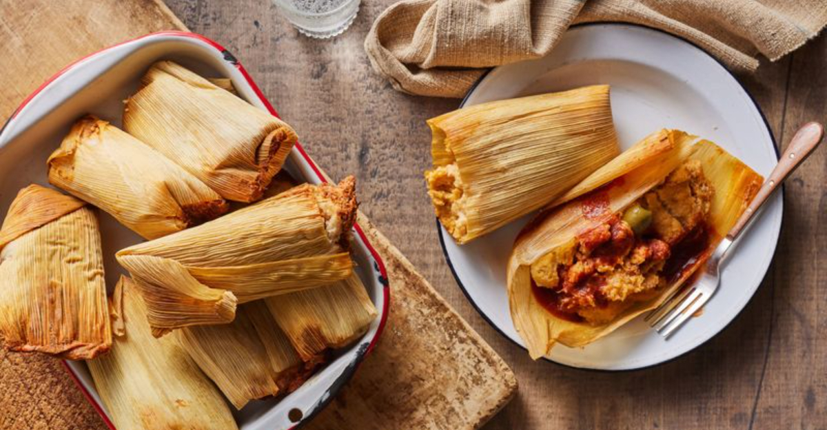 leaf-wrapped foods from around the world