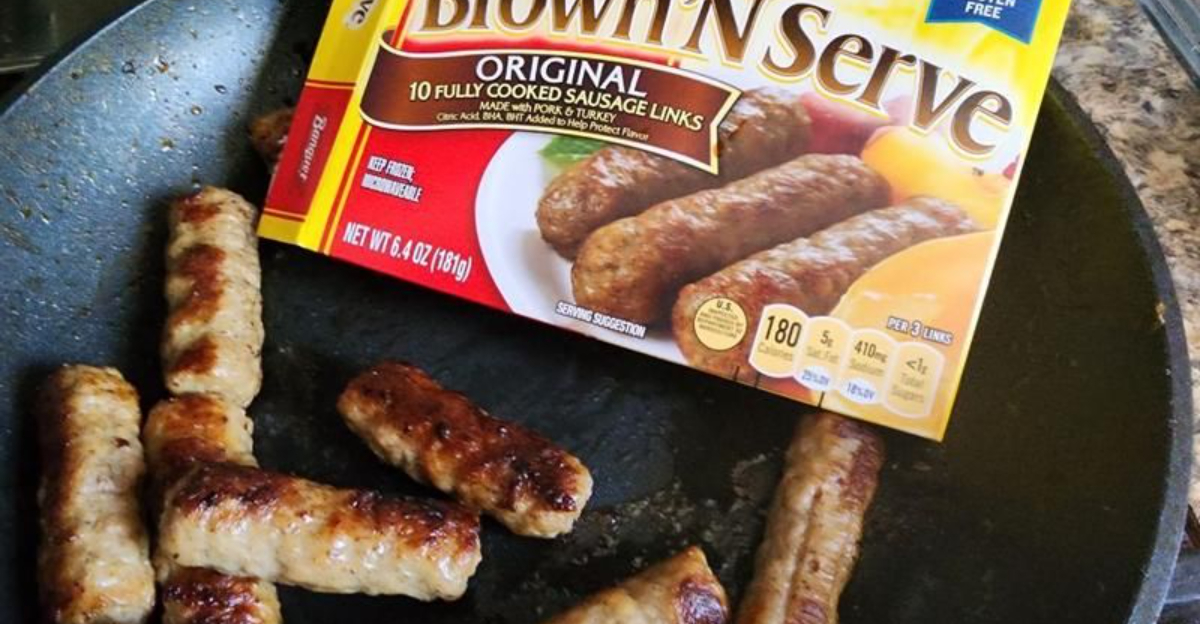 sausages with various ingredients