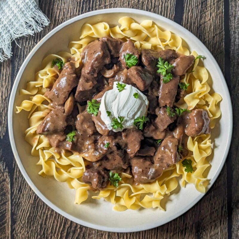 Quick Beef Stroganoff