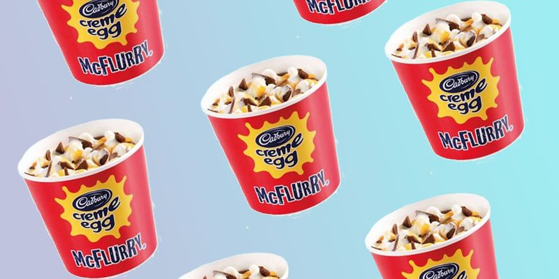 Cadbury Creme Egg McFlurry