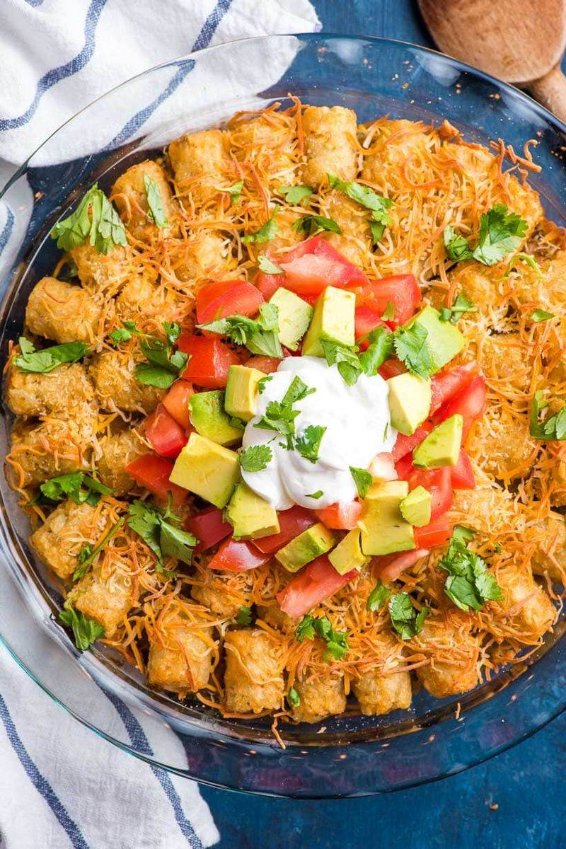 Tater Tot Taco Bake