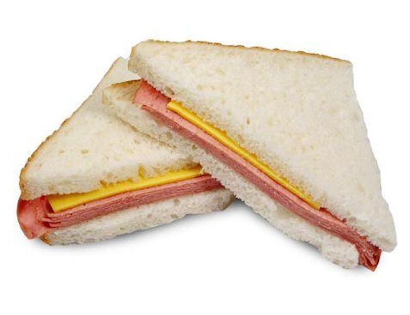 Bologna Sandwich On White Bread