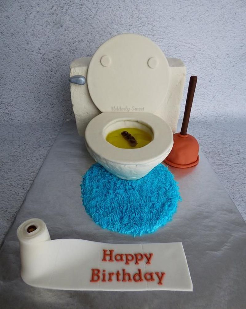 Toilet Bowl Cake