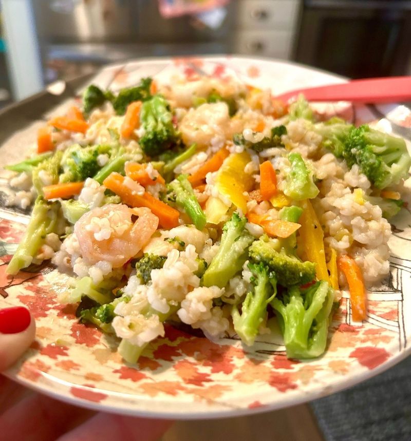 Lemon Garlic Shrimp Stir Fry