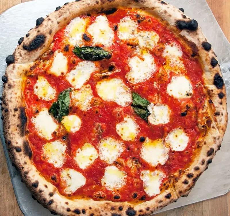 Margherita Pizza With Fresh Basil