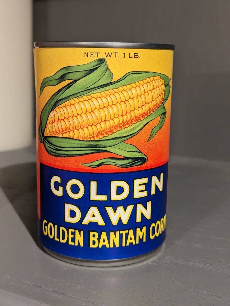 1900s: Canned Corn And Peas