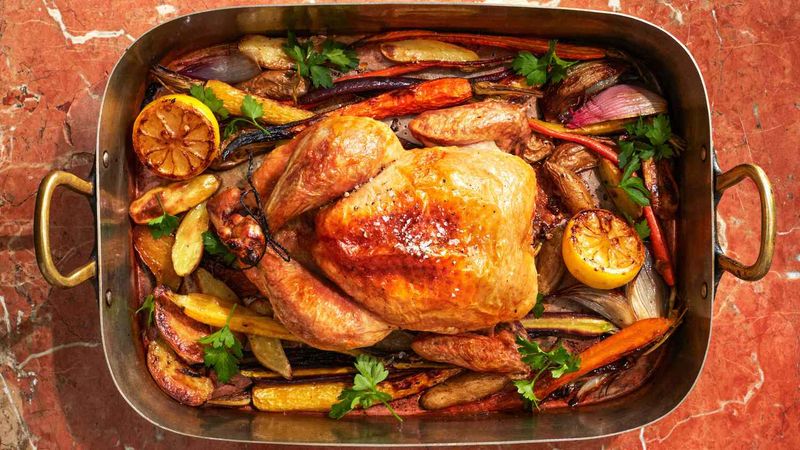 Roast Chicken With Vegetables