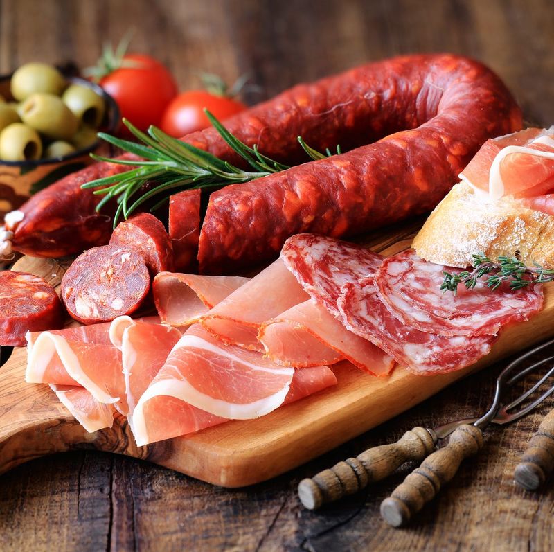 Salty Processed Meats