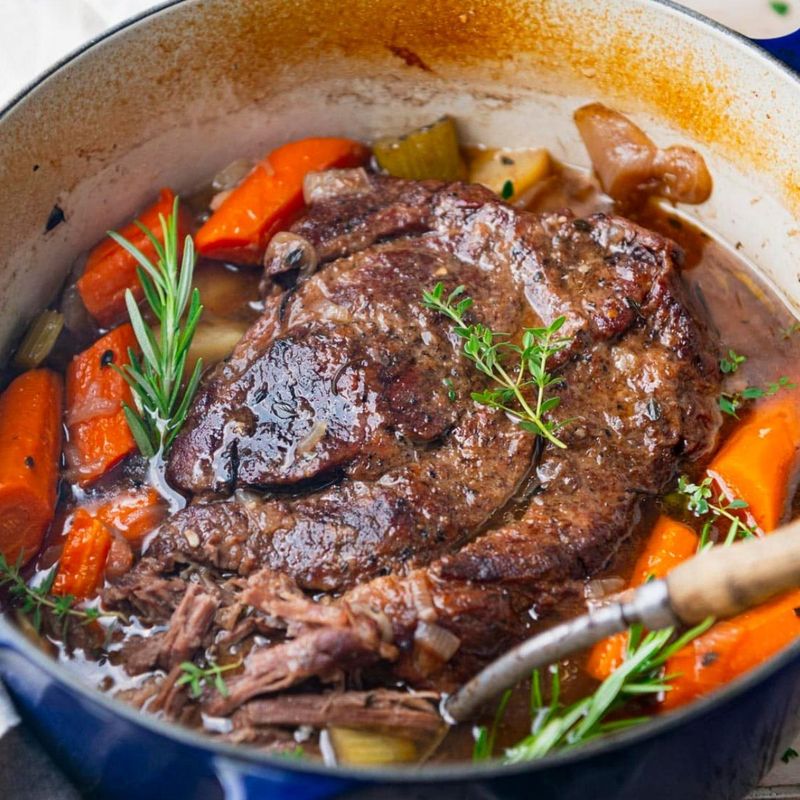 Sunday Pot Roast With All The Fixings