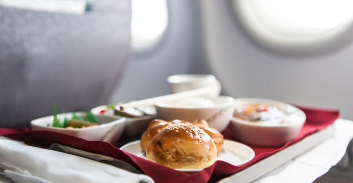 flight attendant long flight foods