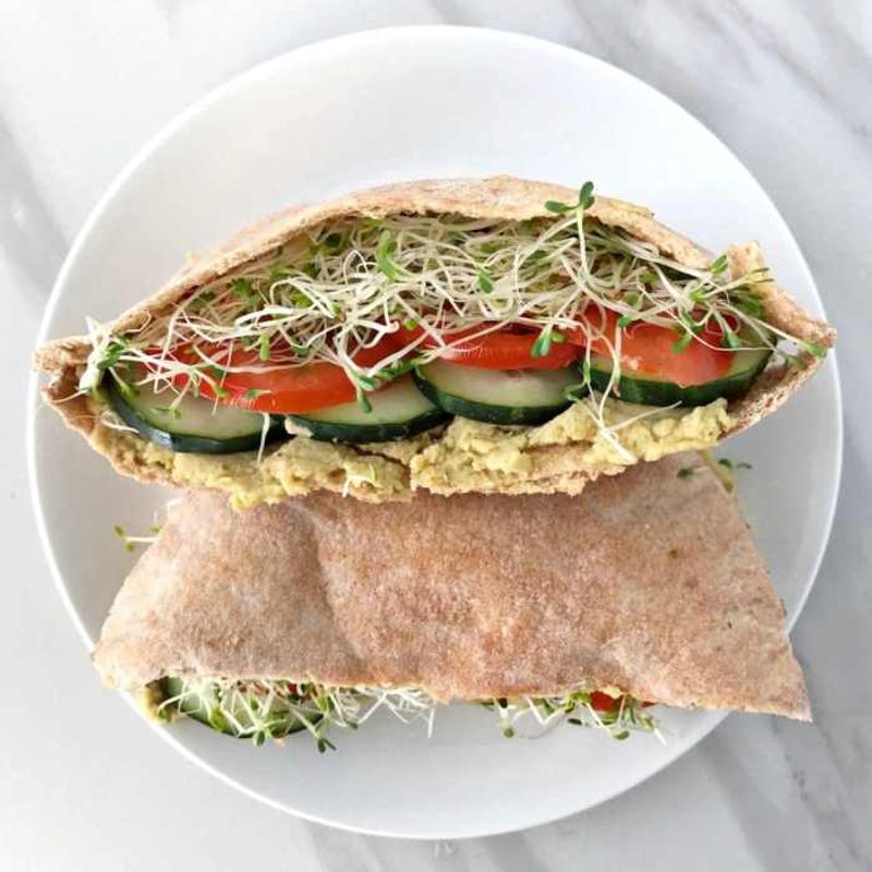 5-Minute Mediterranean Wrap