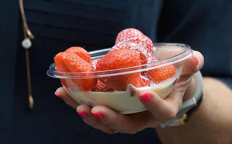 Strawberries And Cream At Wimbledon (UK)