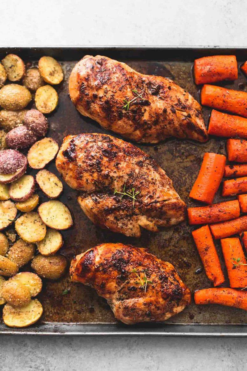 Sheet Pan Chicken And Veggies