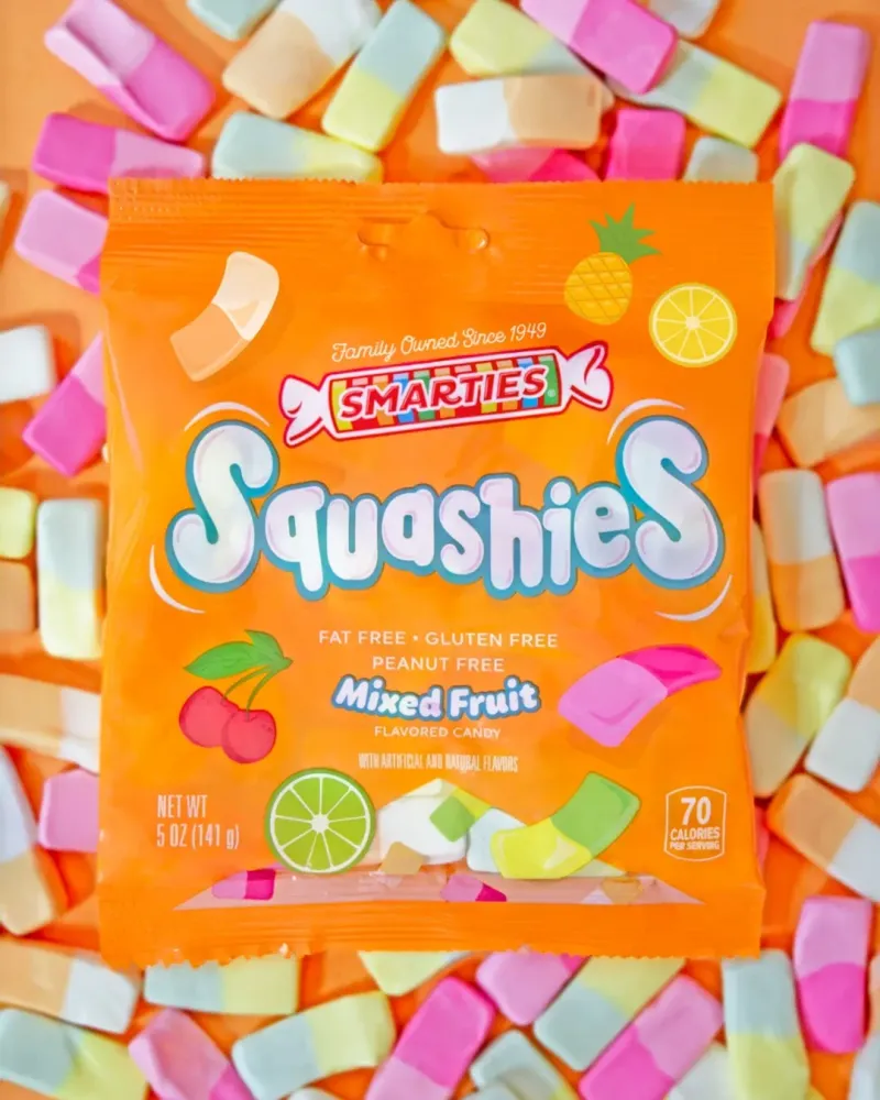 Smarties Squashies Mixed Fruit (U.S. Debut)