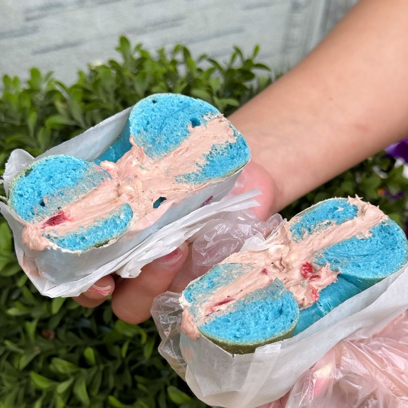 Cotton Candy Bagel