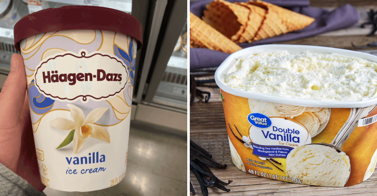 Store-Bought Vanilla Ice Creams
