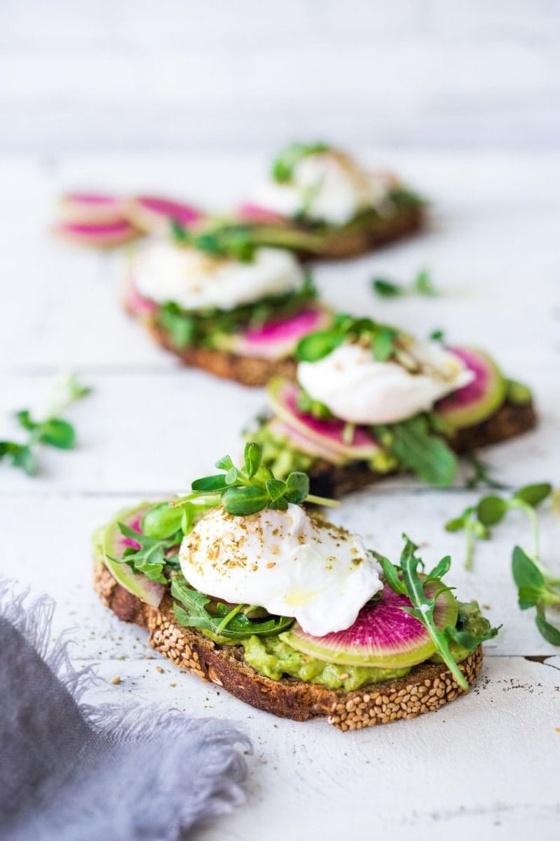 Top Avocado Toast With A Generous Za’atar Sprinkle