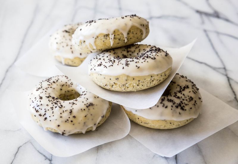 Lemon Poppy Seed Donuts