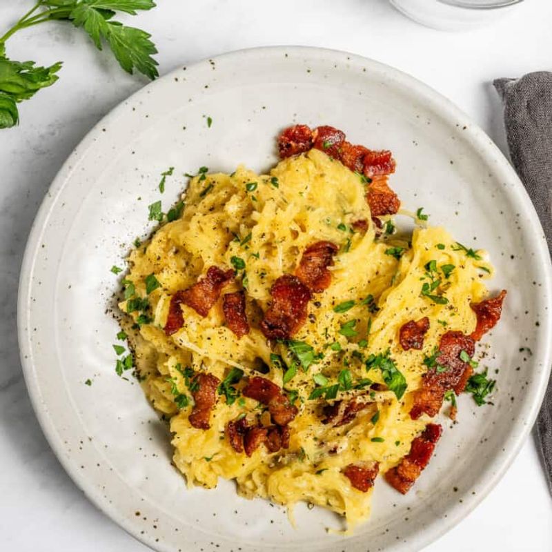 Spaghetti Squash Carbonara