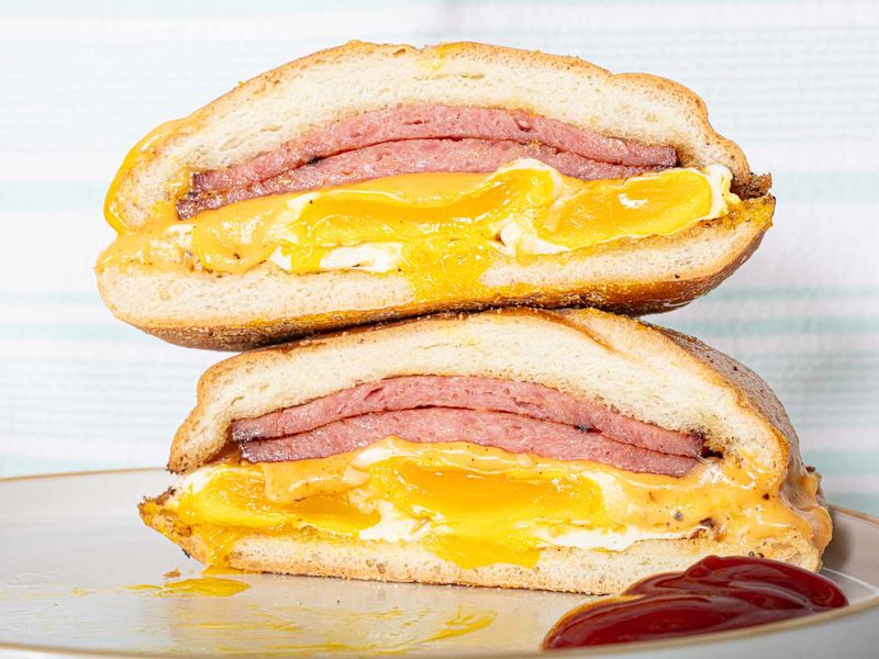Taylor Ham/Pork Roll Sandwich