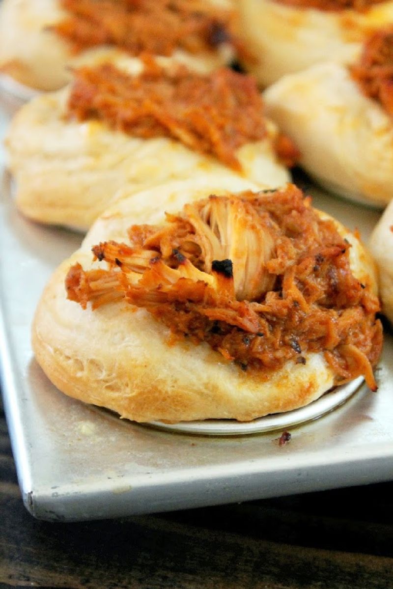 Buffalo Chicken Biscuit Sliders