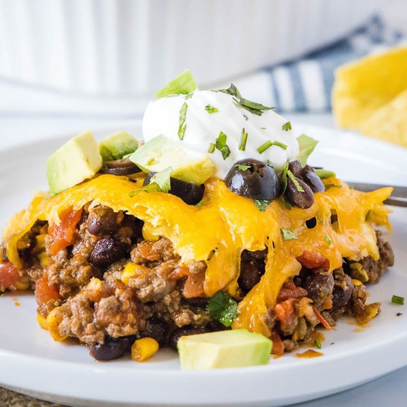 Ground Beef Taco Casserole