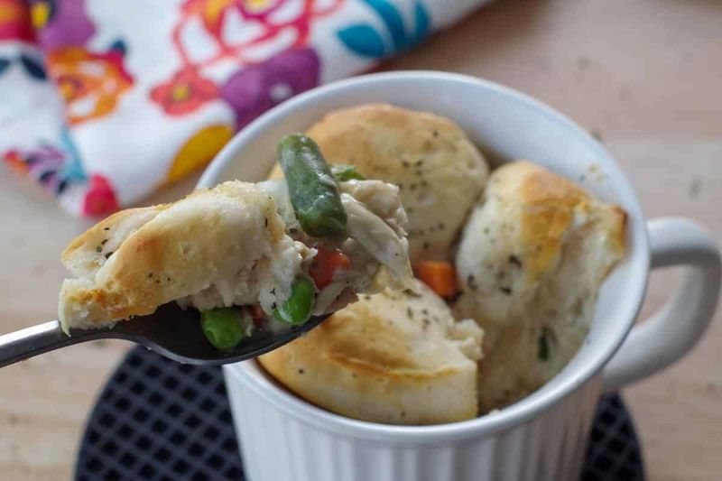 Mug Chicken Pot Pie