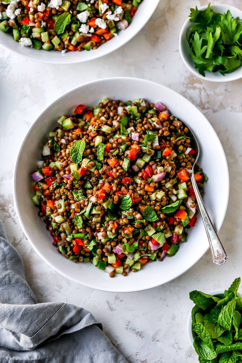 Warm Lentil Salad
