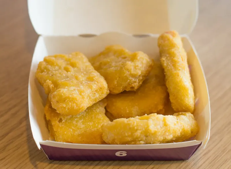 6-Piece Chicken McNuggets (No Sauce)